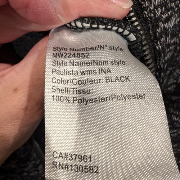 McKinley Zipper Cardi in Heathered Black - Picture 6 of 8